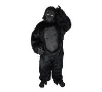 KiBcsLic Chimpanzé Costume Déguisement Singe Adulte Accessoire Cosplay Matière Peluche Douce Confortable Style Amusant Adapté à Carnaval Fête Scène