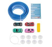 KiBcsLic Circuit de Course Flexible Jeu de Piste à Construire Kit de Rampe Jouet de Piste Double Ensemble Créatif Portable et Facile à Adapté pour les, Bleu