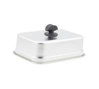 KiBcsLic Cloche de Cuisson en Acier Inoxydable 201, Dôme à Fromage Fondant pour Hamburgers et Grillades, Couverture de Bain Robuste, Accessoire Polyvalent pour Fourneaux et Barbecues, 35.5X25X11CM