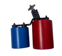 KiBcsLic Cloche, Sons Aigus et Médiums, Accessoires Pratiques pour L'assemblage, Pièces de Cloches Alto et Soprano pour L'apprentissage, Bleu Rouge