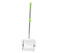 KiBcsLic Collecteur de Balles de Tennis Ramasseur Rouleau de Balles pour Tennis Longueur Extensible sans Se Courber Acier Inoxydable Idéal pour Coachs J, S