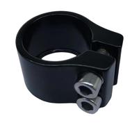 KiBcsLic Collier de Tige de Selle Pince de Selle Support de Selle Clip de Serrage Léger et pour Un Maintien Fiable Adapté Au Cyclisme sur Sentier et en, Noir