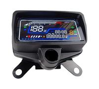 KiBcsLic Compteur de Numérique Tableau de Bord avec Odomètre Digital Horloge Intégrée Affichage Clair Capteur Multifonction Adapté aux
