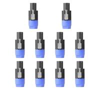 KiBcsLic Connecteur D'amplificateur de Câble 10x, Portable, NL4FC, Verrouillage par Rotation, Compact