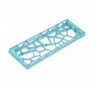 KiBcsLic Coque de Clavier GH60 Transparente Matériau Translucide Accessoire Informatique Finition Givrée pour Joueurs, Blue