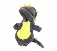 KiBcsLic Costume Dinosaure pour Poupée Combinaison Tenue Déguisement en Peluche Moelleuse Facile d'entretien avec Fermeture Éclair Adapté aux Mini Figurines, Color to 6