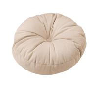 KiBcsLic Coussin de Sol Tatami, Coussin D'assise, Coussin Décoratif pour La Maison, Coussin de Méditation pour En Intérieur, Chaise de, Beige