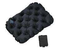 KiBcsLic Coussin Gonflable Siège Matelas Pad Air Antidérapant Portable Nettoyage Simple Convient pour Maison Randonnée, Noir