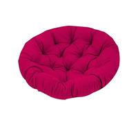 KiBcsLic Coussin Suspendu Rond de 40 cm pour balancelle, utilisable en intérieur et extérieur, Vin Rouge