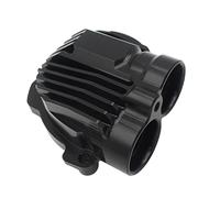 KiBcsLic Couvercle de Pompe à Eau Cache Latéral de Protection Carter Moteur Boîtier en Aluminium et Protecteur CNC avec Une Finition Élégante Adapté pour Les, Noir