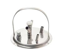 KiBcsLic Couvercle de Rechange pour Seaux à Lait, Bouchon en Acier Inoxydable pour Seau de Collecte de Lait, Accessoires pour Machines à Traire en élevage