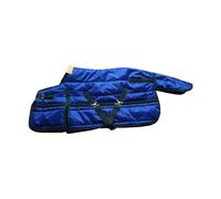 KiBcsLic Couverture pour Cheval Chaude en Oxford Robuste Imperméable Doublée Respirante Adaptée pour Vêtements d'hiver Protection Équine Soins et Activités Équ, 90cm