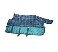 KiBcsLic Couverture pour Cheval Respirante Imperméable Coupe-Vent Tissu Oxford 1680D Installation Facile Adaptée à L'Élevage Concours Loisirs Promenade Hiverna, 90cm