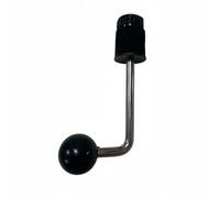 KiBcsLic Cymbal Stand Clamp Barre de Réglage Courbée pour Support de Cymbale Adaptateur de Trépied Connecteur de Stand Pince Rotule Zinc Allié pour, Support De Cymbale À Angle Droit 40MM