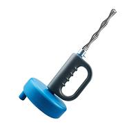 KiBcsLic Déboucheur de Canalisation Flexible Outil pour Évacuation de Cheveux Système à Ressort Poignée Antidérapante Cartouche Plastique Utilisable dans, 4M