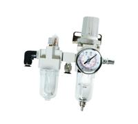 KiBcsLic Démonte-Pneus, Régulateur d'Huile et d'eau en PP, Séparateur Eau/Huile pour Démonte-Pneus, Régulateur de Pression d'air Haute, Accessoire Atelier Mécanique Compact, Ouverture vers Le Bas