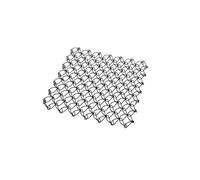 KiBcsLic Dessous de Plat à Ressort Tapis de Tasse Grille de Séchage Support de Pot En Acier 304 Léger et Portable Adapté pour Plein Air Salle à Manger Barbecue, Noir