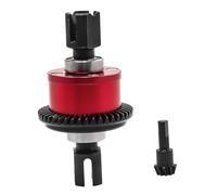 KiBcsLic Différentiel D'essieu avant et Arrière 43T 10T, Ensemble Séparé, Pièce de Rechange, Composants Professionnels, Installation Facile, Accessoires, P, Rouge