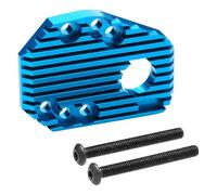 KiBcsLic Dissipateur Thermique Latéral pour Moteur de Voiture Radiocommandée. Composant de Dissipation de Chaleur. Installation Facile. Alliage D'aluminium, Bleu