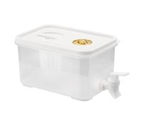 KiBcsLic Distributeur de Boissons, Distributeur de Jus, Distributeur de Boissons Fraîches, Bouilloire Isotherme de Table avec Robinet, Idéale pour Les Barbecue, 3L