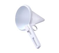 KiBcsLic Distributeur de Pâte Portatif Entonnoir Verseur Blanc Léger avec Embout de 0,35 Pouce