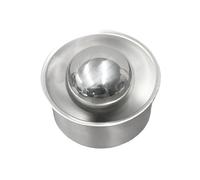 KiBcsLic Dumpling Wrapper Maker Appareil pour Peau de Raviolis Presse à Pâte En Acier Inoxydable Outil Manuel de Fabrication de Boule de Riz Utilisation Pratiq, 11 Cm de Diamètre