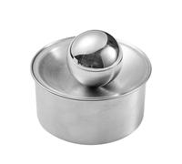 KiBcsLic Dumpling Wrapper Maker Appareil pour Peau de Raviolis Presse à Pâte En Acier Inoxydable Outil Manuel de Fabrication de Boule de Riz Utilisation Pratiq, 10 Cm de Diamètre