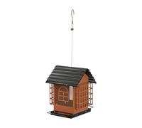 KiBcsLic Élégante Mangeoire Suspendue pour Oiseaux, Munie de Trous de Drainage, Qui Attire Les Pinsons et Est Idéale comme Décoration de Jardin.