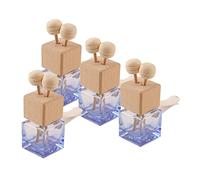 KiBcsLic Ensemble de 4 Flacons Diffuseurs de Parfum pour Voiture, Maison et Bureau, Bleu