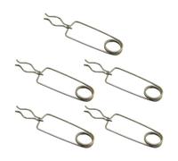 KiBcsLic Ensemble de 5 Clips pour Tampons de Flûte, Outil de Réparation pour Instruments à Vent, Clip D'encoche, équipement D'entretien pour Trompette, S