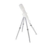 KiBcsLic Ensemble de Figurines Miniatures Peintes à La Main pour Réseaux de Trains Miniatures, Blanc Télescope