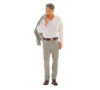 KiBcsLic Ensemble de Figurines Miniatures pour Diorama, Idéal pour Décorer Une Scène Ferroviaire, Style 1