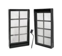 KiBcsLic Ensemble mousses filtrantes pour Aquarium, Protection pour Filtre, réutilisable, Universel, Facile à Nettoyer, Filet Filtration Rechange pour