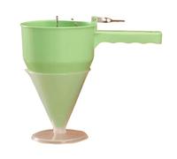 KiBcsLic Entonnoir pour Doser La Pâte à Gâteau et Préparer Les Muffins, Vert