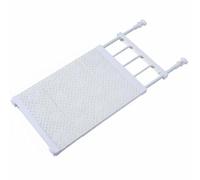 KiBcsLic Étagère Extensible sans Perçage Polyvalent Séparateur de Placard Télescopique Robuste et Séparateur de Gardien Placard Télescopique pour Locataires, 73-130x42cm