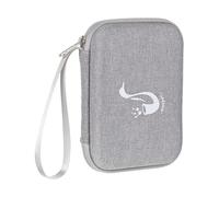 KiBcsLic Étui à Anches Porte-rangement Coffret pour Anches Clarinette Saxophone Mousse EVA Design Portable Protection Étanche Adapté Aux Déplacements Musiciens, Gris