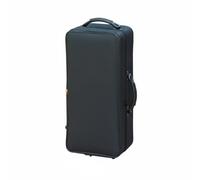 KiBcsLic Étui Saxophone Étui Housse Sac Boîtier pour Sax Alto avec Rembourrage Épais et Structure Rigide Dos Respirant Anti-transpiration Bandoulières, 900D Whole Side