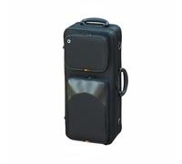KiBcsLic Étui Saxophone Étui Housse Sac Boîtier pour Sax Alto avec Rembourrage Épais et Structure Rigide Dos Respirant Anti-transpiration Bandoulières, 900D Split Side