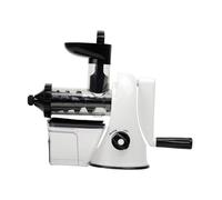 KiBcsLic Extracteur de Jus à Main Manuel Pratique et Léger avec Poignée Ergonomique pour Une Utilisation Sans Fatigue Adapté Aux Petits Espaces et, Blanc