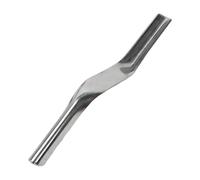 KiBcsLic Fer à Joint Outil de Maçon Jointeur Convexe Lisseur pour Carrelage et Spatule Double En Acier Inoxydable Résistant Approprié pour Le Jointoiement Des, Largeur 16 Mm