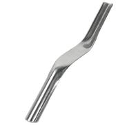 KiBcsLic Fer à Joint Outil de Maçon Jointeur Convexe Lisseur pour Carrelage et Spatule Double En Acier Inoxydable Résistant Approprié pour Le Jointoiement Des, Largeur de 19.4 Mm