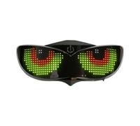 KiBcsLic Feu Arrière LED Intelligent pour Casque, Support de étanche, Feux de Signalisation pour La Conduite de Nuit sur Vélo de Route.