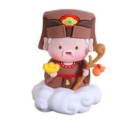 KiBcsLic Figurine de Dieu, ornement de voiture, sculpture Fengshui, décoration de table pour café, pendaison de crémaillère, Style A