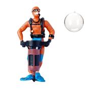 KiBcsLic Figurine de Plongeur Décoration pour Bac à Poissons Accessoire Animé Modèle de Scène Aquatique Statuette Originale Ajoute de L'Énergie Appropriée Pou, Orange 4.5x4x9.5cm