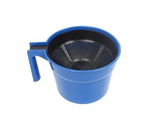 KiBcsLic Filtre Robuste avec Poignée peu Encombrante Tamis pour Laiterie, Ferme, Filtre À Lait En Forme De Cuillère