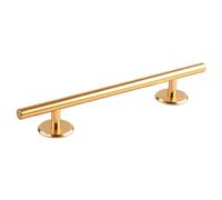 KiBcsLic Fingerboard Rail Métal Rampe Arrondie Obstacle Acier Inoxydable Surface Précise Fond Équilibré Convient Aux Passionnés Apprentissage Figures Parcs Mai, or