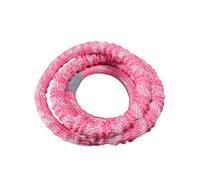 KiBcsLic Fitness Hoop Cercle Fitness Poids Portable Pliable Exercice Taille Rotation Douce en Polyester Fil Acier pour Adultes Femme Homme Maison Bureau Gym, Rose