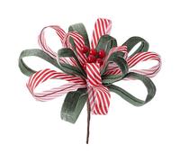 KiBcsLic Fleurs Artificielles de Noël, Fleurs Artificielles, Compositions Florales pour Cimetières, Mariages, Guirlandes de Noël, Guirlandes Du Nouvel An, Rouge Vert