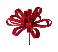 KiBcsLic Fleurs Artificielles de Noël, Fleurs Artificielles, Compositions Florales pour Cimetières, Mariages, Guirlandes de Noël, Guirlandes Du Nouvel An, Rouge