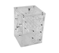 KiBcsLic Fourmilière, Nid de Fourmis Transparent, Boîte D'exposition éducative à Monter Soi-même, Kit Idéal, Habitat Compact, Formicarium, 10cmx10cmx15cm